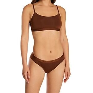 Calvin Klein form to natural nude brown panties 2XL new with tags